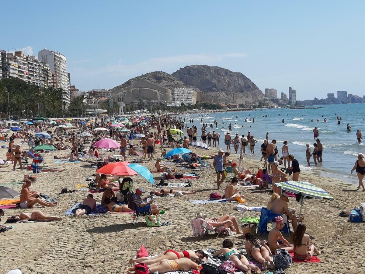 Apartamento Grande-Centro Barrio Playa Alicante Buitenkant foto